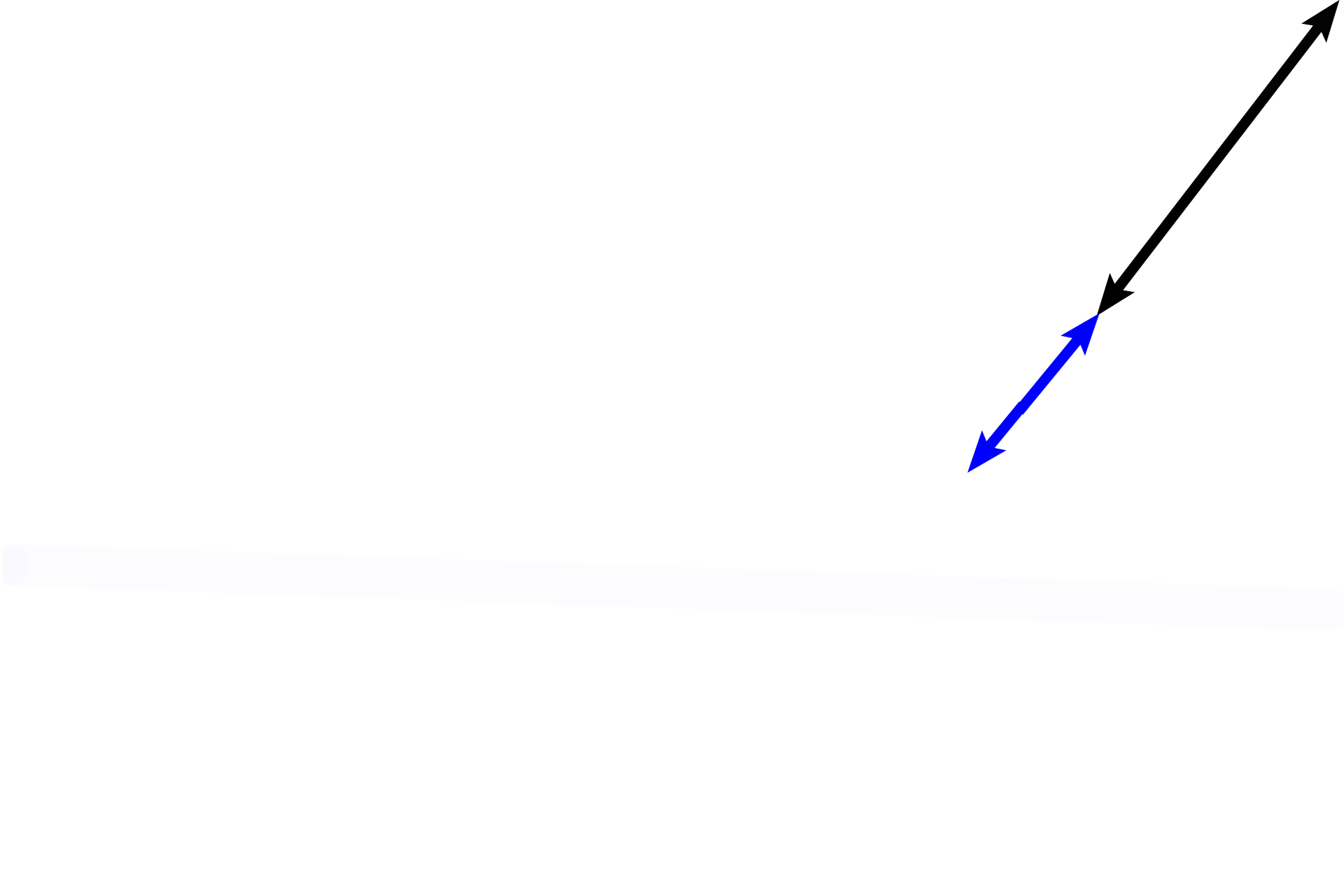 Periosteum > <p>Periosteum covers all external surfaces of bone. When active (as here), it resembles an active perichondrium with a fibrous layer (black arrow) of dense connective tissue and an osteogenic layer (blue arrow). The osteogenic layer lies immediately adjacent to the bone and contains osteoblasts that lay down bone and/or osteoclasts that resorb bone.</p>
