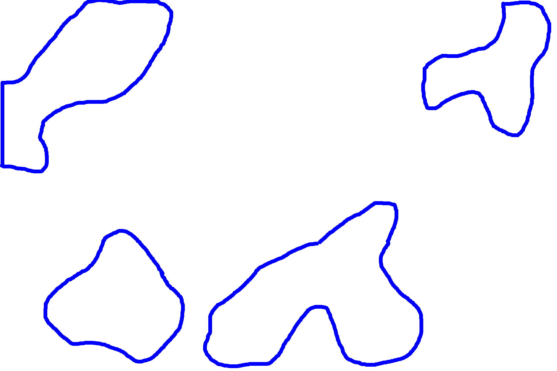  - Mixed glands <p>A higher magnification image shows the details of the bronchial wall. The mucosa consists of a pseudostratified columnar epithelium with cilia and goblet cells, a lamina propria rich in elastic fibers and a prominent circularly-arranged smooth muscle layer. The submucosa contains mixed, sero-mucous glands and larger bronchial blood vessels. Cartilage plates are present in the outer fibrocartilagenous layer.  200x</p>

