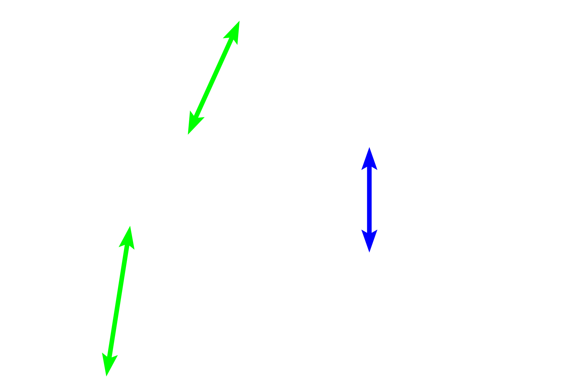 Pulmonary arteries <p>As bronchi branch, transitioning to bronchioles, their associated pulmonary arteries branch along with them, decreasing in size as they do so. The bronchiole on the left is accompanied by two pulmonary arteries; the image on the right shows a pulmonary artery traveling with a terminal bronchiole as it transitions to a respiratory bronchiole. Both vessels are located adjacent to the passageway rather than being located within its wall, as a bronchial vessel would be.  400x</p>
