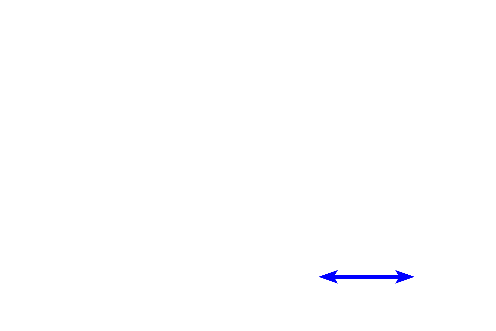 Respiratory bronchiole <p>As bronchi branch, transitioning to bronchioles, their associated pulmonary arteries branch along with them, decreasing in size as they do so. The bronchiole on the left is accompanied by two pulmonary arteries; the image on the right shows a pulmonary artery traveling with a terminal bronchiole as it transitions to a respiratory bronchiole. Both vessels are located adjacent to the passageway rather than being located within its wall, as a bronchial vessel would be.  400x</p>
