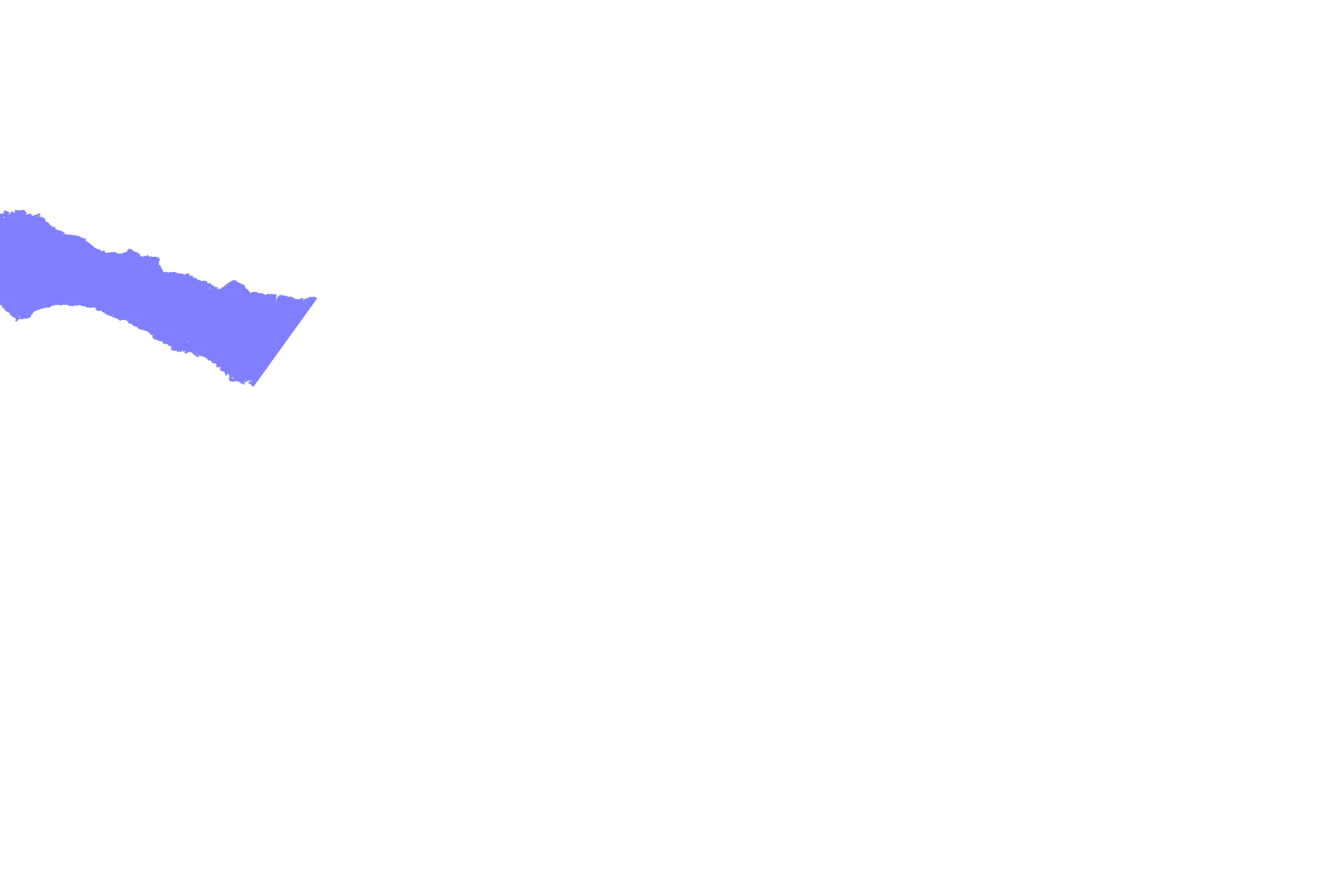 Terminal bronchiole <p>This image shows another example of a respiratory bronchiole branching to forming multiple alveolar ducts. Alveolar ducts consist almost entirely of alveoli, the wall being reduced to knob-like interalveolar septa. Alveolar ducts end as alveolar sacs with alveoli clustered around a central space.  40x</p>
