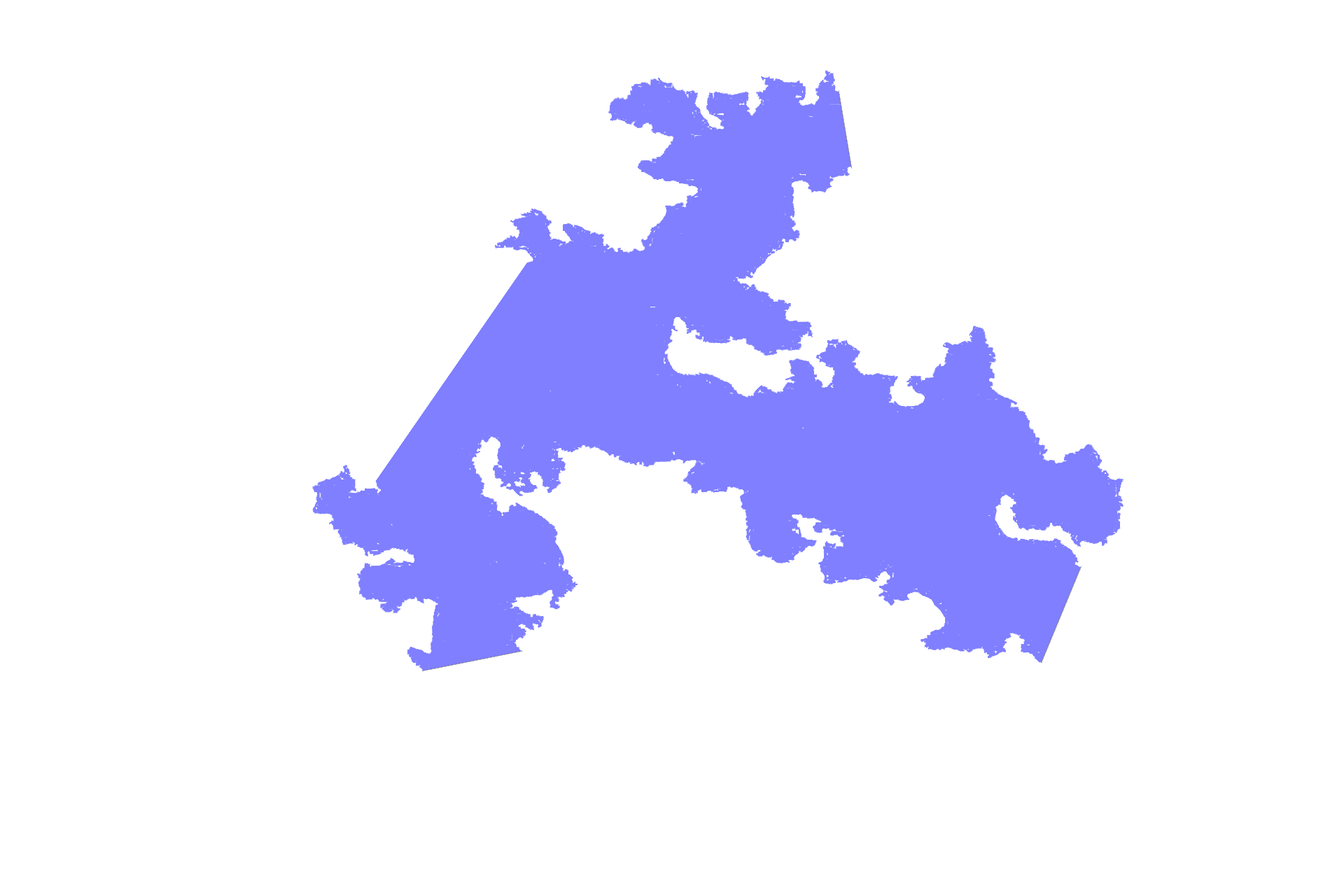 Alveolar ducts <p>This image shows another example of a respiratory bronchiole branching to forming multiple alveolar ducts. Alveolar ducts consist almost entirely of alveoli, the wall being reduced to knob-like interalveolar septa. Alveolar ducts end as alveolar sacs with alveoli clustered around a central space.  40x</p>

