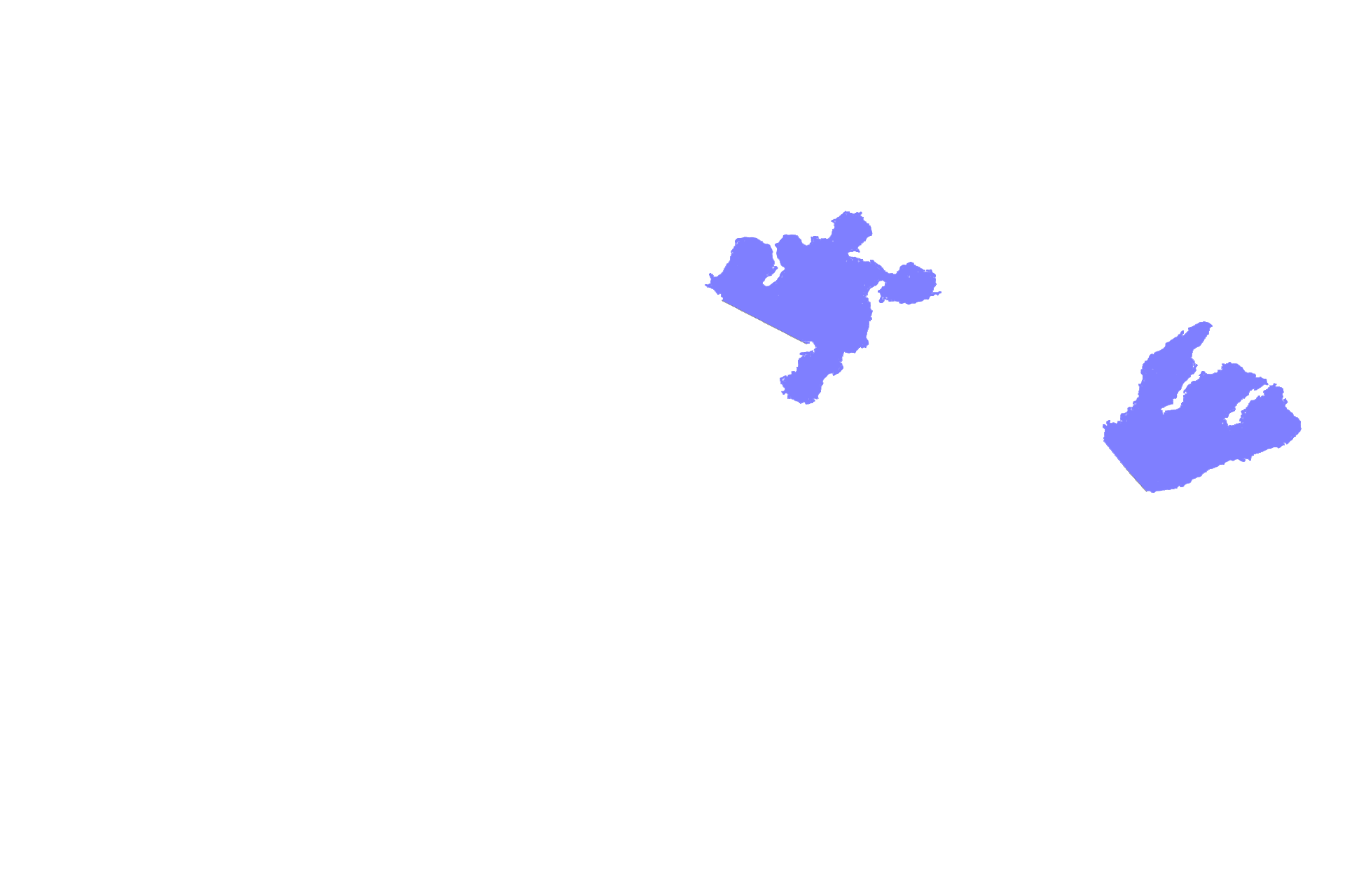 Alveolar sacs <p>Respiratory bronchioles continue as alveolar ducts, elongated passageways whose walls consist almost entirely of alveoli. The opening of each alveolus is surrounded by a ring of smooth that appears like a “knob” in section. Alveolar ducts terminate as alveolar sacs, blind-ended pouches composed of clustered alveoli.  40x </p>

